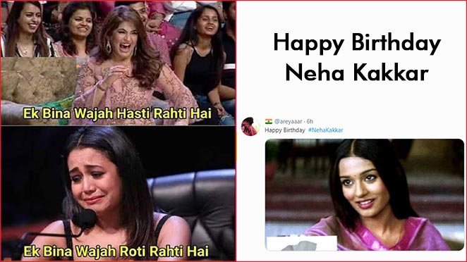 Netizens Are Celebrating Neha Kakkar's Birthday With Funniest Memes On  Twitter. Enjoy!