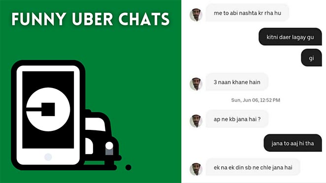 Don't Miss The Pakistani Funny Uber Chats And The Savage Response Of Uber  Drivers
