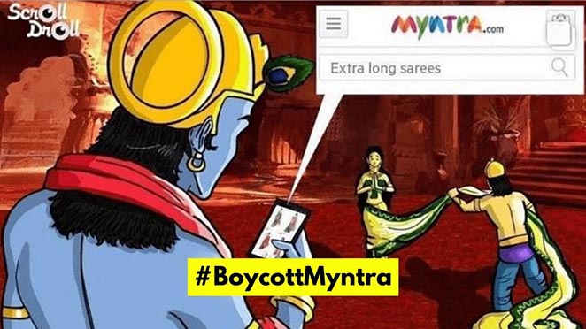 Here Is The Unpopular Story Behind Boycott Myntra Trending On Twitter For Making fun Of Hinduism