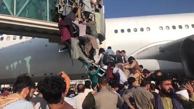 Scenes Of Mayhem Emerge At The Kabul Airport After Taliban Takes Control Of Afghanistan
