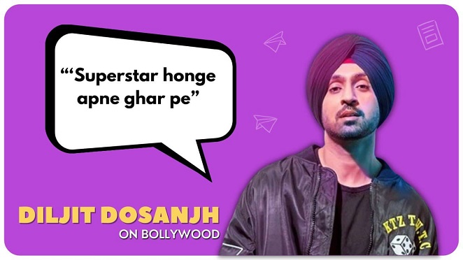 ‘Star Honge Apne Ghar Pe’: Diljit Dosanjh Holds Back While Talking About Bollywood