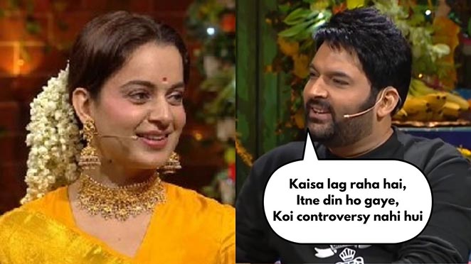 Kapil Sharma Asks Kangana Ranaut About Her Controversies, The Actress Couldn't Help But Laugh