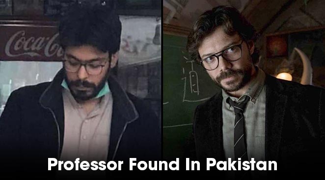 Twitterati Found Money Heist’s Professor Aka Criminals Mastermind In Pakistan