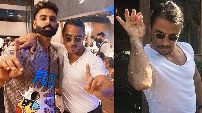 Parmish Verma And World Famous Turkish Chef, Salt Bae, Snapped Together