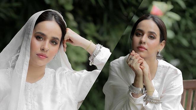 Sunanda Sharma Reminds Us That White Desi Suits Are Irreplaceable