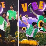 Diljit Announced The Video Release Of Vibe With A Fan Made Poster