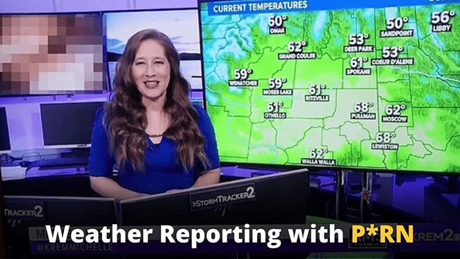 Shocking! News Channel Airs P*rnographic Clip During Weather Report
