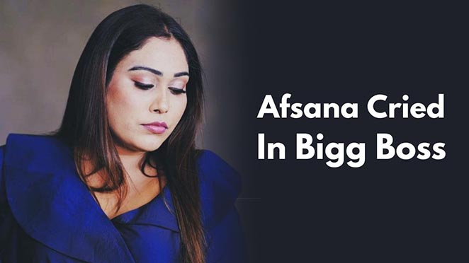 Afsana Khan Finally Had An Emotional Breakdown After The Several Fights In The First Week Of Bigg Boss