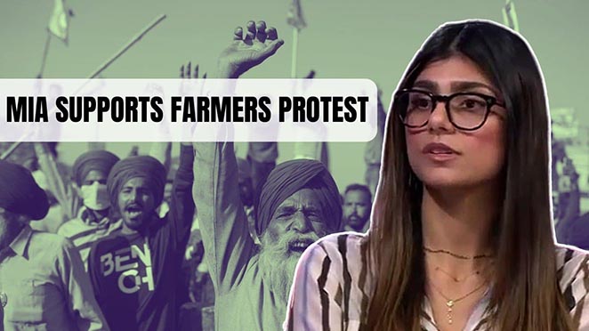 Mia Khalifa Supports Farmers, After The Lakhimpur Kheri Incident Claiming The Lives Of Eight