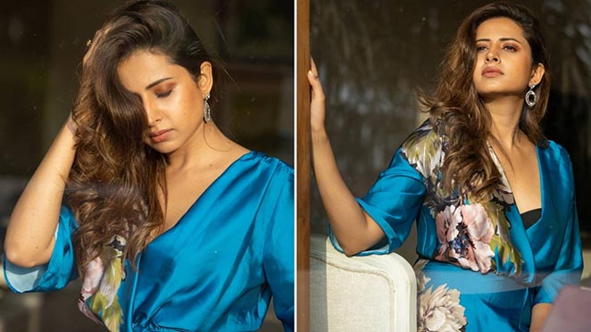 Sargun Mehta Raised The Oomph Factor In This Satin Dress. See Pictures