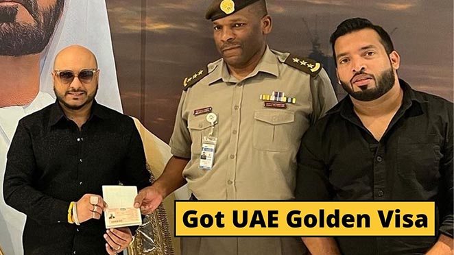 B Praak Honoured With The UAE Golden Visa By Dubai Film And TV Commission