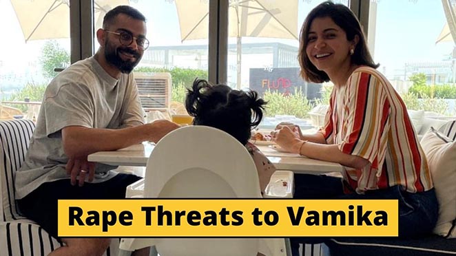 Virushka's Nine Months Daughter Vamika Receives Rape Threats. REASON INSIDE
