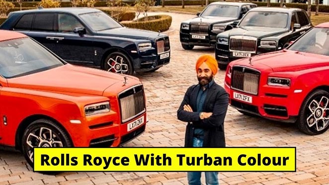 Reuben Singh, Sikh Man Famous For Buying Matching Rolls Royce With His Turban, Buys A Kesari Rolls Royce