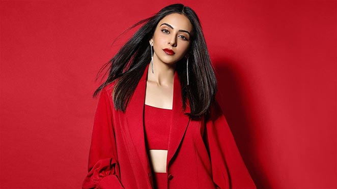 Style Check Alert! Learn How To Wear Red Pant Suit From Actress Rakul Preet Singh