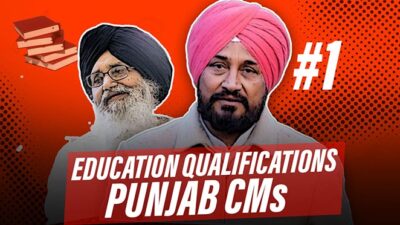Education Qualifications Of 12 Chief Ministers Of Punjab Till 2022