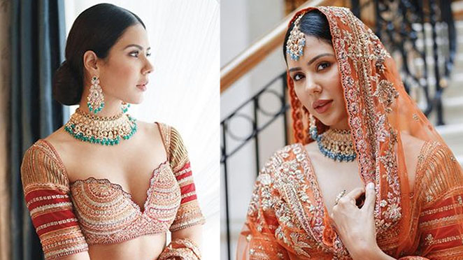 Take Wedding Lehenga Cues From Sonam Bajwa. Her Embroidered Sartorial  Steals The Show