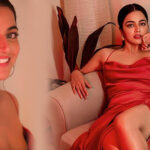 Wamiqa Gabbi’s Red Thin Strap Dress Is A Perfect Ensemble To Wear On Your Valentine’s Date
