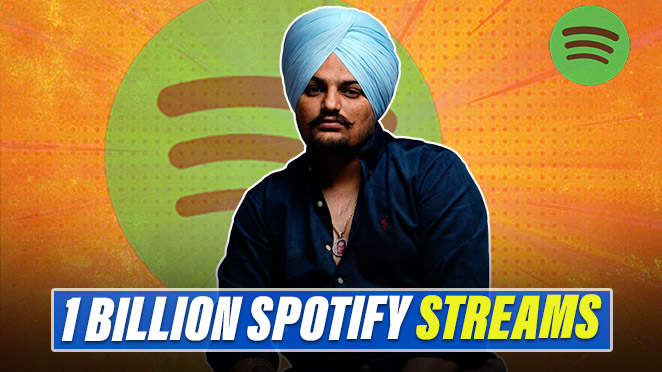 Sidhu Moosewala Crosses 1 Billion Streams On Spotify