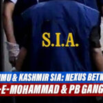 Jammu & Kashmir SIA: Nexus Between Jaish-e-Mohammad And Punjab Based Gangsters