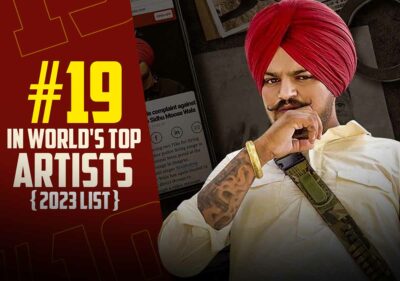 Sidhu Moosewala Ranks #19 in the World's Top Artists Of 2023 List
