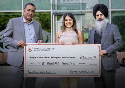 Punjabi Billionaire Garry Sangha Donates $500,000 To Royal Columbian Hospital Foundation