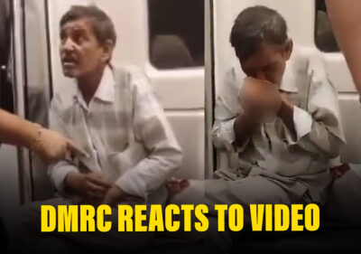 Video of A Man Sm*king Inside Delhi Metro Goes Viral; DMRC Reacts