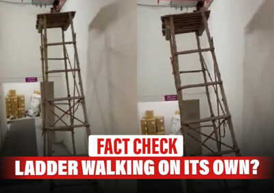 Ladder Walking On Its Own? Fact Check of The Paranormal Activity