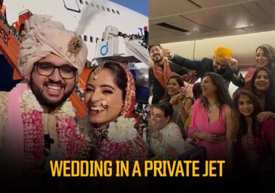 Dubai Based Indian Businessman Hosts Daughter's Wedding In Private Jet; Watch the Video