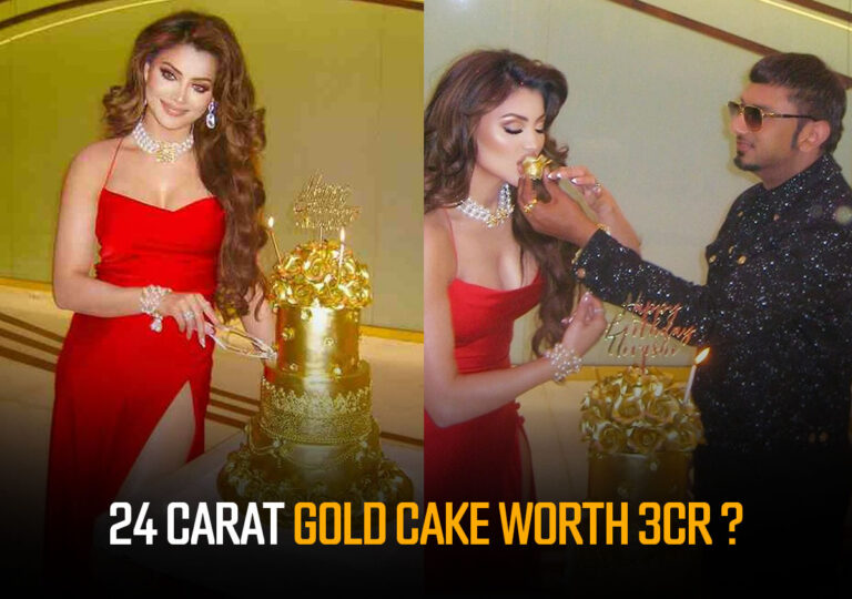 Urvashi Rautela Cuts 24 Carat Gold Cake On Birthday; Gifted By Honey Singh