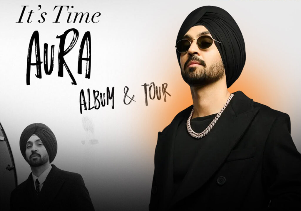 Diljit dosanjh Aura टूर 2025 तारीखें जल्द ही आ रही हैं 1 दिलजीत दोसांज ने निजी जेट द्वारा आभा एल्बम और टूर 2025 लॉन्च की घोषणा की