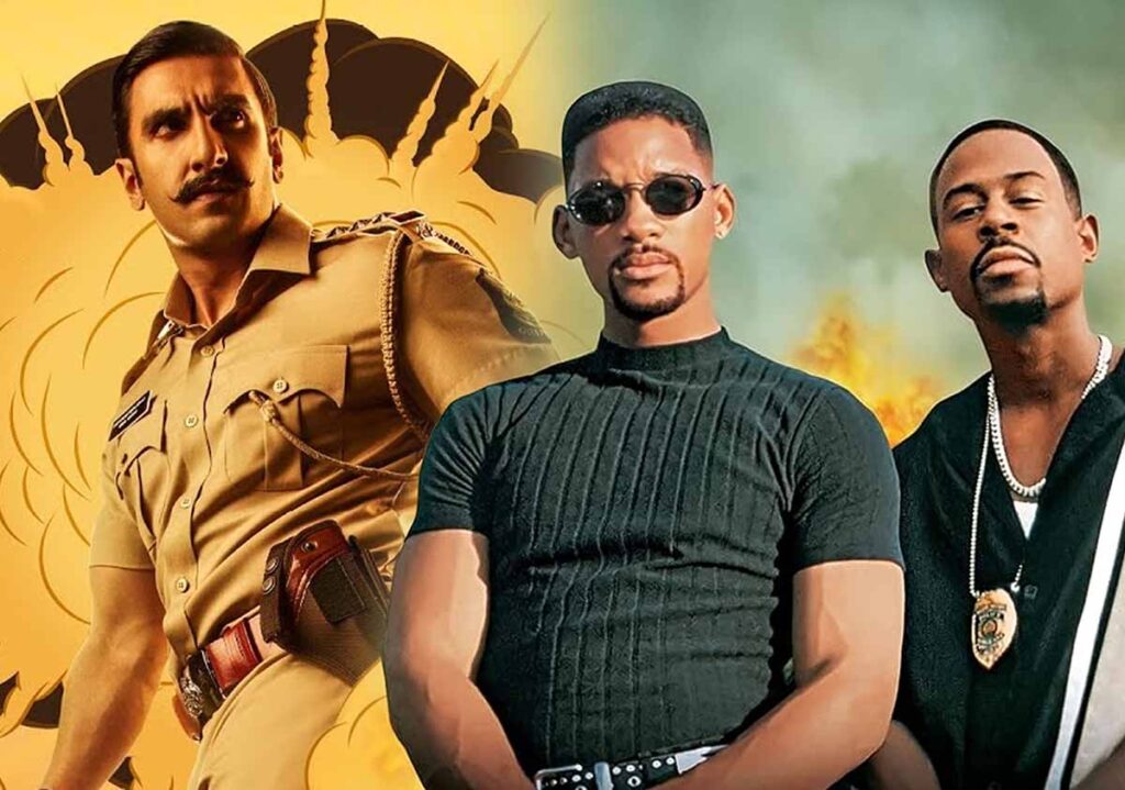 कॉमेडी और स्टंट दृश्यों के साथ सिम्बा और बैड बॉयज़ जैसी एक्शन फिल्मों से स्टिल्स