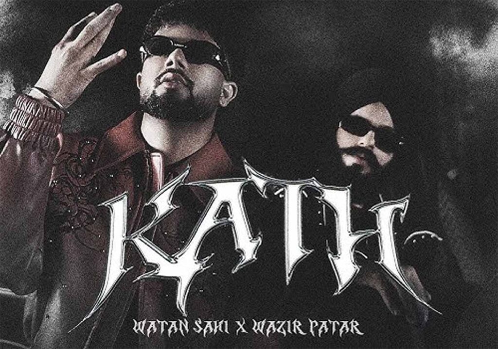 Watan Sahi and Wazir Patar during Kath song release