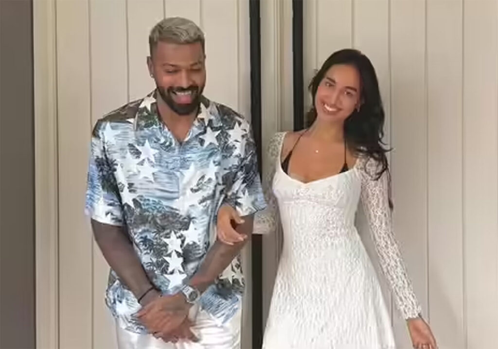 Image of Hardik Pandya's Rumoured GF Mahieka Sharma reacting online