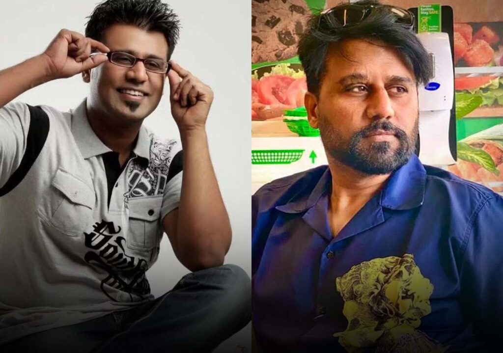 Image of late Punjabi singer Harman Sidhu performing on stage