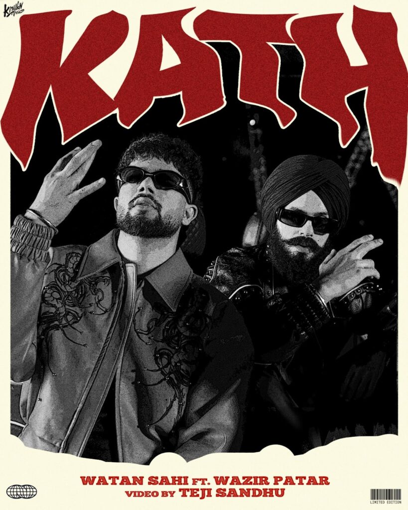 Watan Sahi and Wazir Patar during Kath song release