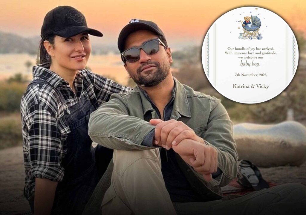 Katrina Kaif and Vicky Kaushal announce arrival of baby boy