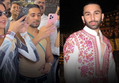 Orry attending Mumbai Travis Scott concert crowd moment