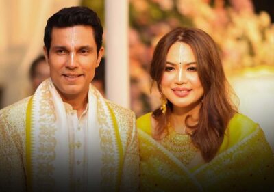 Randeep Hooda Lin Laishram pregnancy announcement photo on Instagram