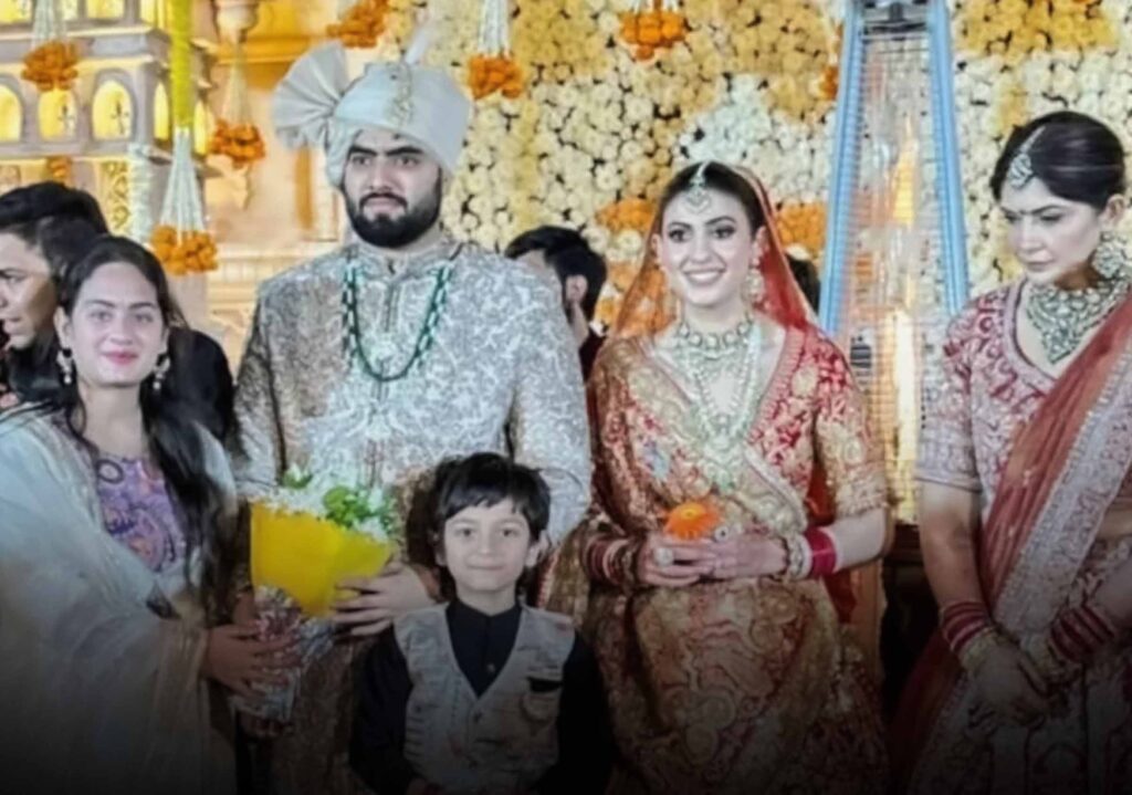BJP MLA son wedding Indore grand fireworks at night