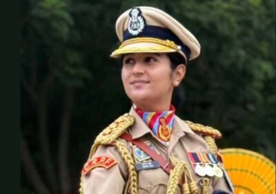 Simran Bala Republic Day parade leading CRPF march