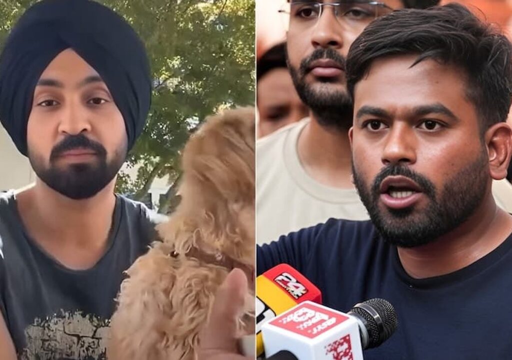 Diljit Dosanjh speaks during Instagram Live about the CJP protest