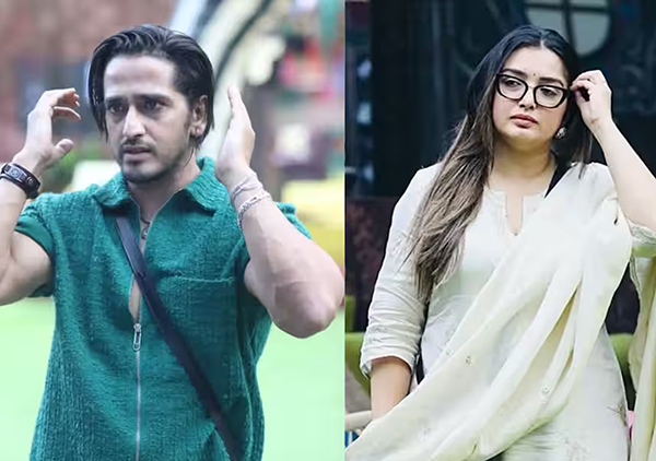 Salman Khan and Qazi Touqeer during Bigg Boss 20 Weekend Ka Vaar